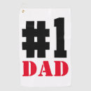 Search for red and black golf towels Dad
