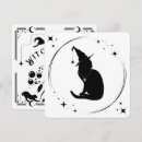 Recherche de silhouette sorcière invitations Élégant