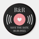Search for music wedding save the dates Rock and roll