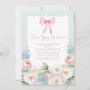 Search for baby blue bridal shower invitations Elegant