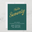 Recherche de soixante dixième invitations Minimum