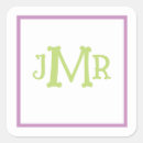 Search for initial sticker stickers Monogrammed