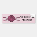 Search for knitting bumper stickers Crochet