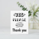 Search for generic thank you cards Typography