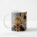Search for golden design mugs Pattern