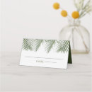 Search for palm tree place cards Green