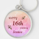 Search for 16th birthday keychains Elegant