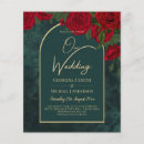 Search for red rose collection wedding invitations Modern