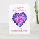 Search for romantic birthday cards Purple