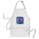 Search for peace sign aprons Pink