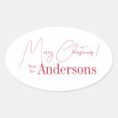 Search for oval stickers Red