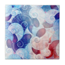 Search for seashell patterns tiles Ocean