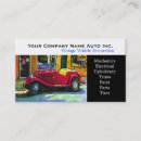 Search for car restoration business cards Antique