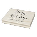 Search for holiday rubber stamps Calligraphy script