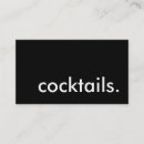 Search for cocktail lounge business cards Bartender
