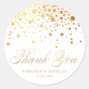 Search for dot wedding stickers Thank you