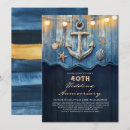 Search for nautical anniversary invitations Vintage