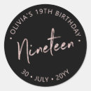 Search for 19th stickers Black
