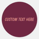 Search for dark maroon stickers Burgundy