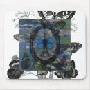 Recherche de peinture papillon tapis souris Bleu