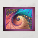 Recherche de fractale cartes postales Violet