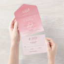 Search for gradient wedding invitations Pink