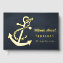 Search for nautical guest books Modern
