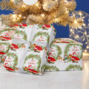 Search for christmas wreath wrapping paper Santa claus