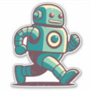Search for vintage robot stickers Funny