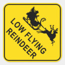 Search for christmas warning stickers Santa