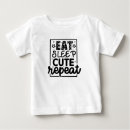 Search for eat baby shirts Black and white