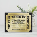 Recherche de vip ticket invitations Parti