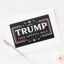 Search for back rectangle stickers America