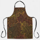 Search for autumn leaves aprons Illustration