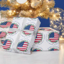 Search for veterans wrapping paper Stars and stripes