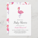 Search for watercolor flamingo baby shower invitations Modern