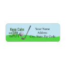 Search for golf ball return address labels Hole in one