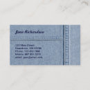 Search for jean business cards Denim