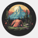 Search for hiking lover stickers Camper