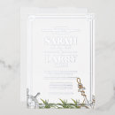 Search for silver and gold wedding invitations Beach