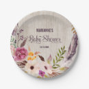Recherche de boho baby shower plates Mother to be