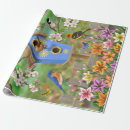 Search for songbird wrapping paper Chickadee