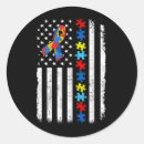 Search for autism ribbon stickers Awareness
