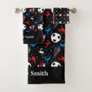 Search for soccer bath towels Blue