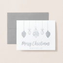 Search for real foil christmas cards Luxury