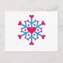 Search for love snow postcards Snowflake