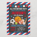Search for vintage football invitations Modern