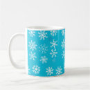 Search for blue and white snowflakes mugs Seasonal