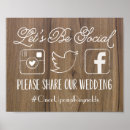 Recherche de jour du mariage posters Rustique