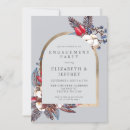 Search for foliage engagement party invitations Calligraphy